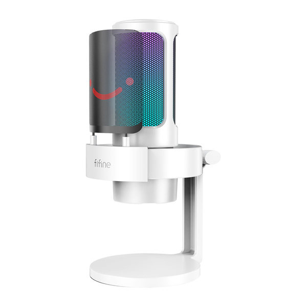 FIFINE AmpliGame A8W, USB, Condenser Microphone, White
