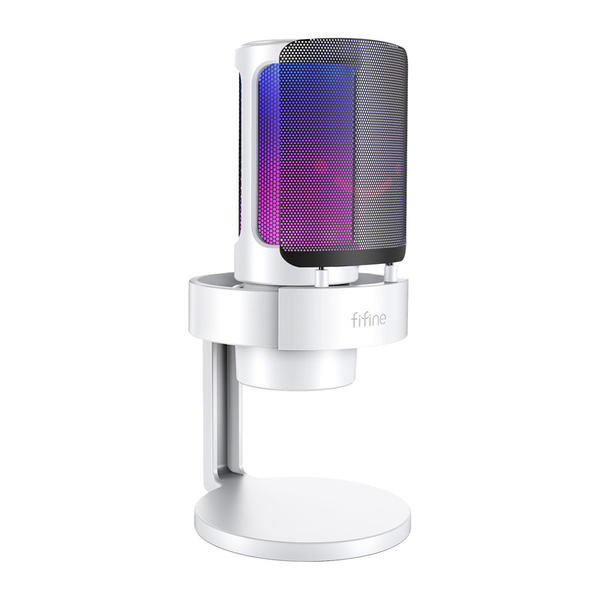 FIFINE AmpliGame A8W, USB, Condenser Microphone, White
