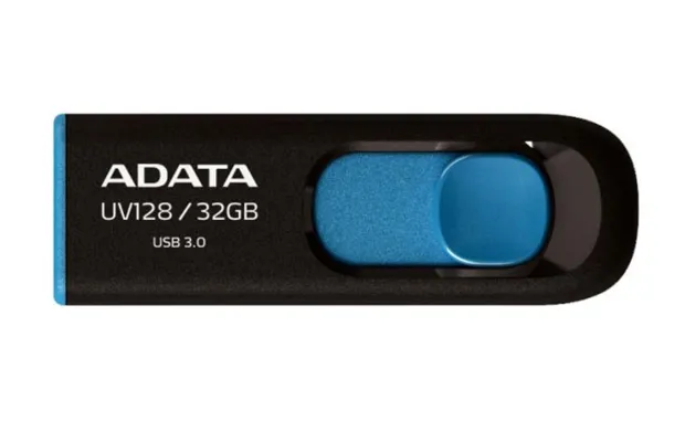 A-Data 128GB UV128 USB 3.0 - memory stick, Black/Blue