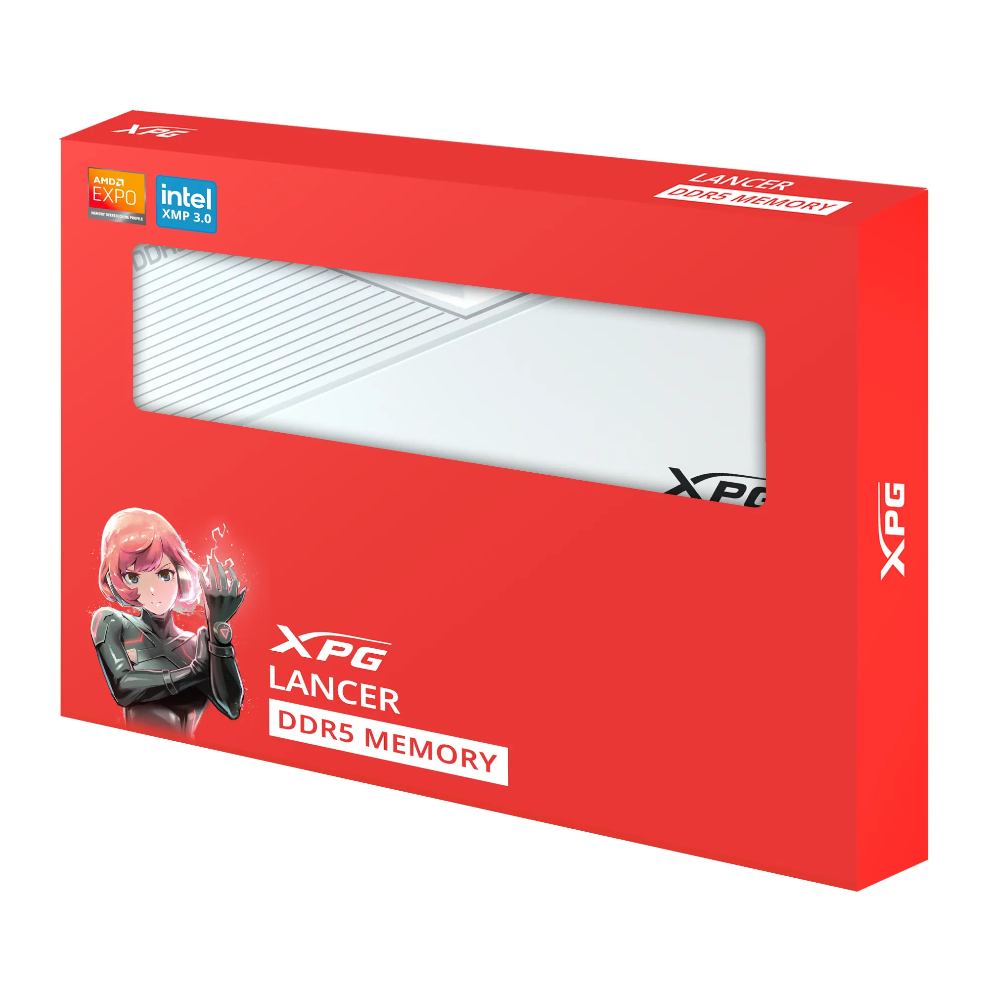 ADATA LANCER BLADE 32GB (2 x 16GB) DDR5 6000 MHz, 48 - memory, White