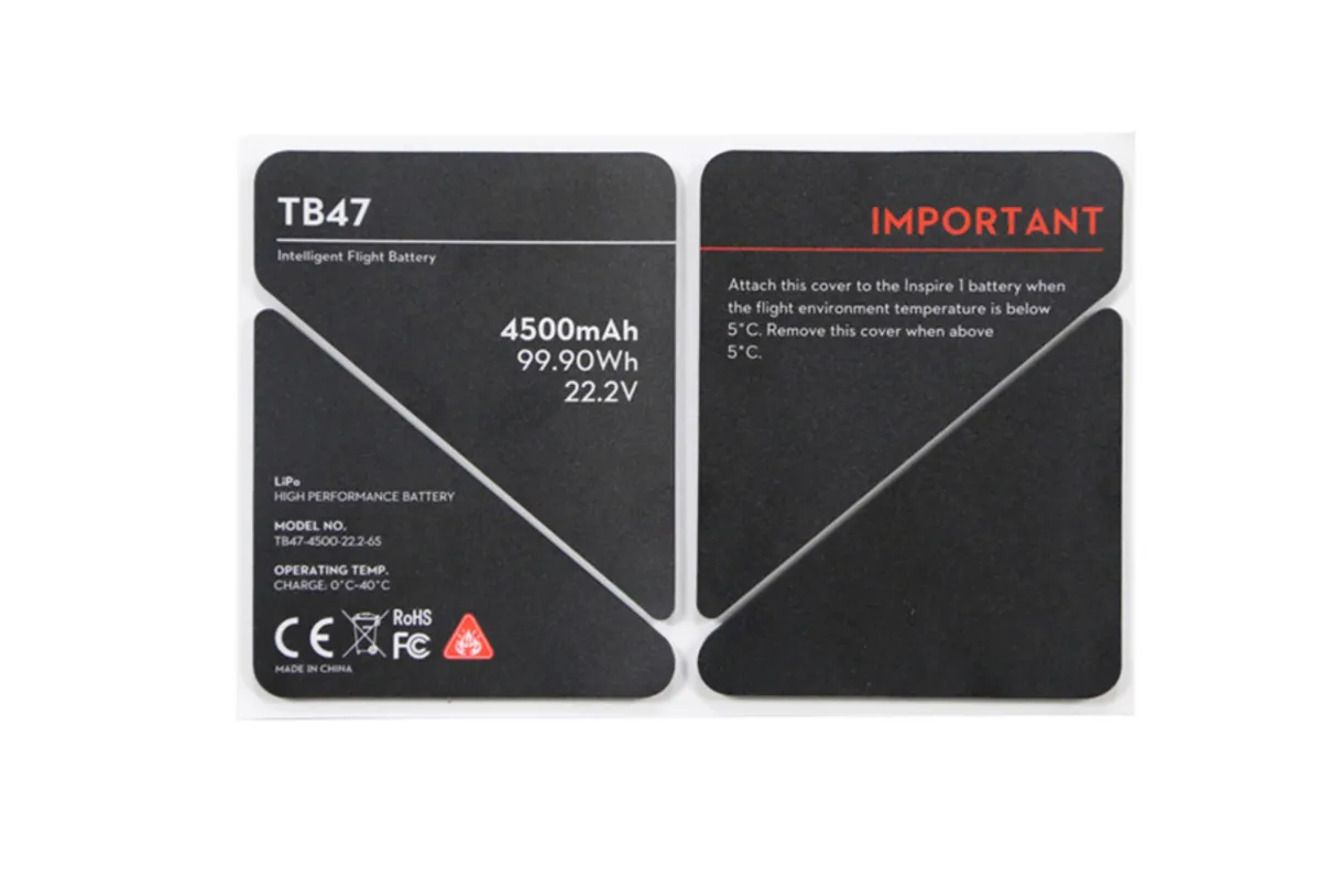 DJI Inspire TB47 Insulation sticker