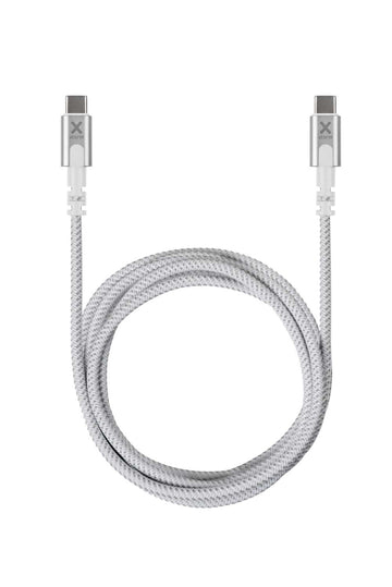 Xtorm Premium USB-C to USB-C PD 100W -kaapeli, 2m, Valkoinen