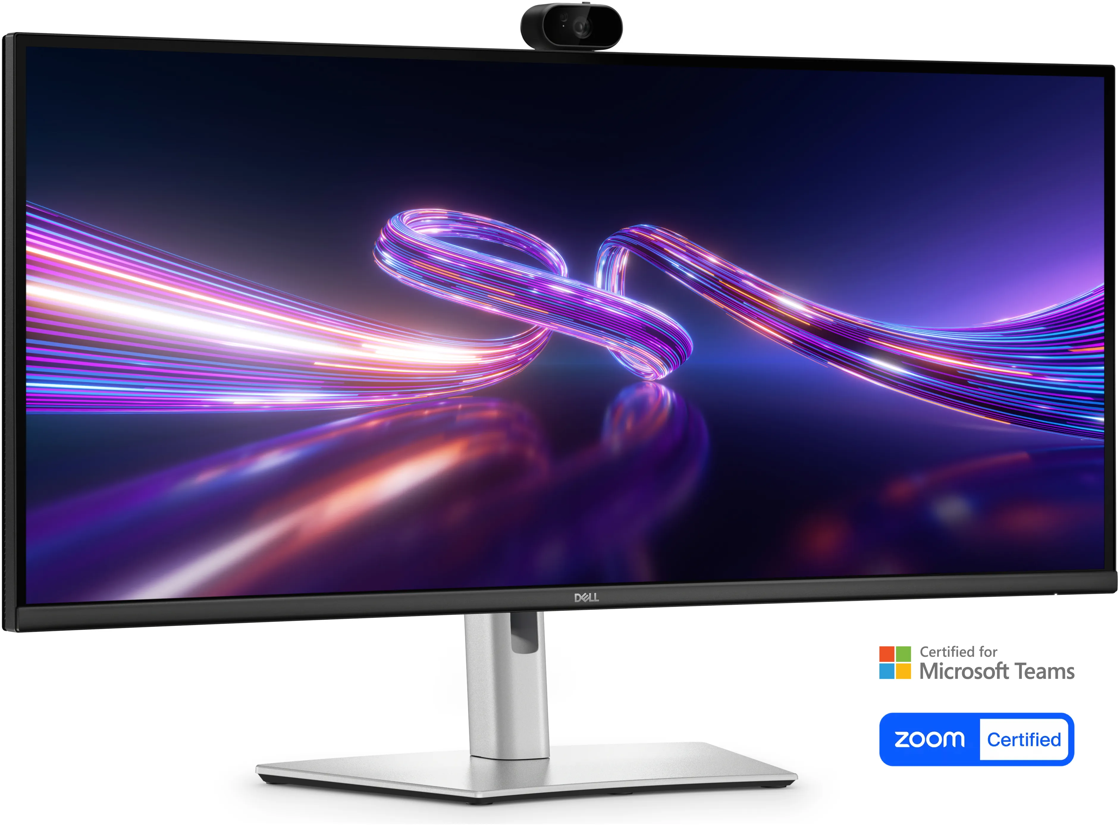 Dell Pro P3426WEV 34.1" WQHD, IPS curved sk&auml;rm med USB-C hub och webbkamera