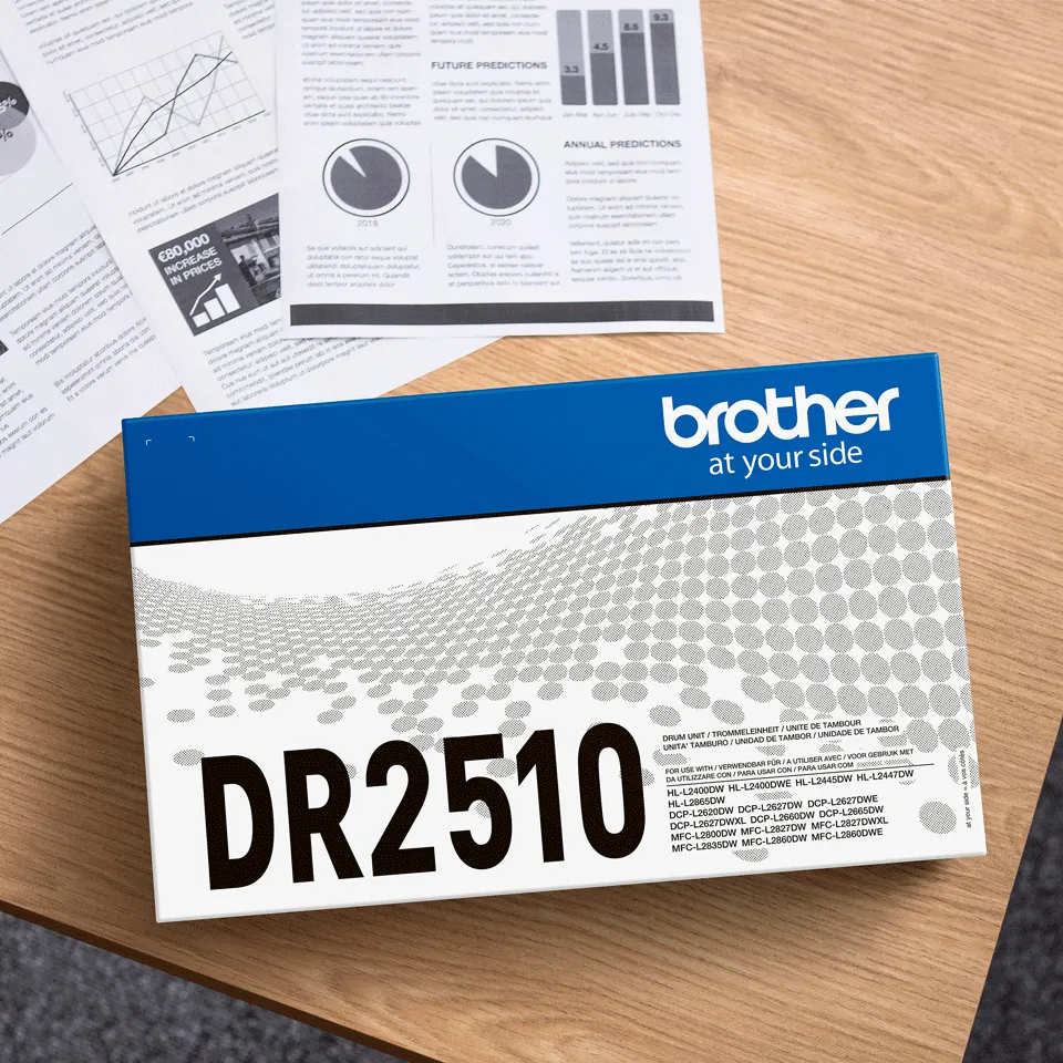 Brother DR2510 trumenhet, svart