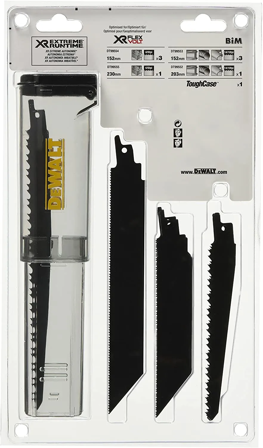 DeWALT Extreme savklinges&aelig;t