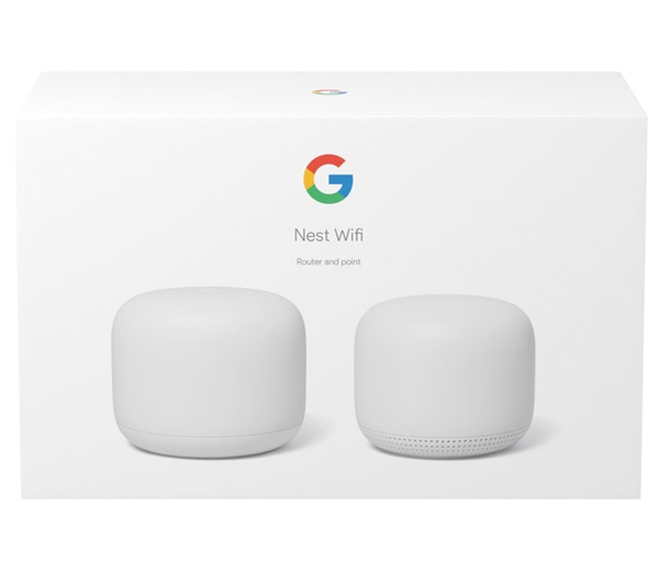 Google Nest Wi-Fi Dual-Band, Wi-Fi 5 - Mesh router + 1pcs Mesh Point