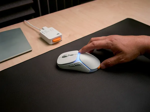 Glorious Model O3 Wireless Gaming Mouse, White