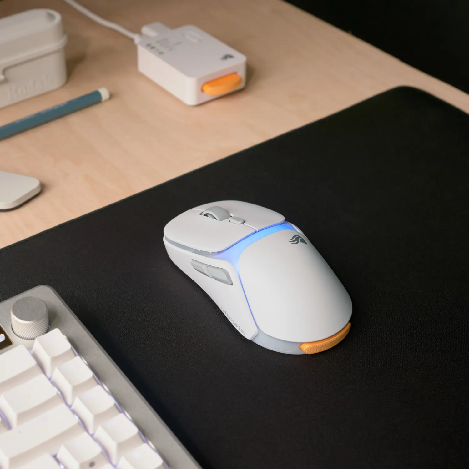 Glorious Model O3 Wireless Gaming Mouse, White