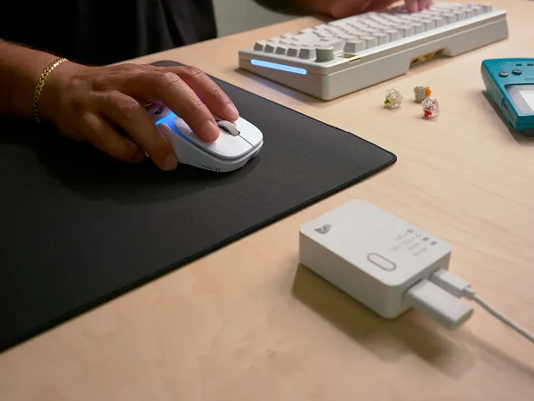 Glorious Model O3 Wireless Gaming Mouse, White