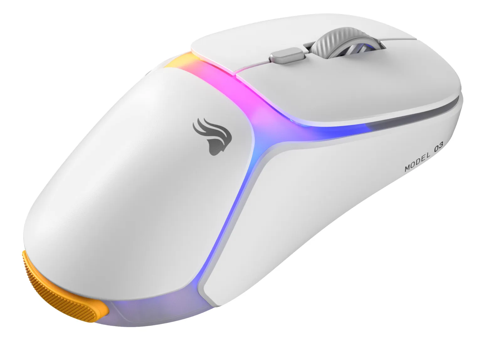 Glorious Model O3 Wireless Gaming Mouse, White