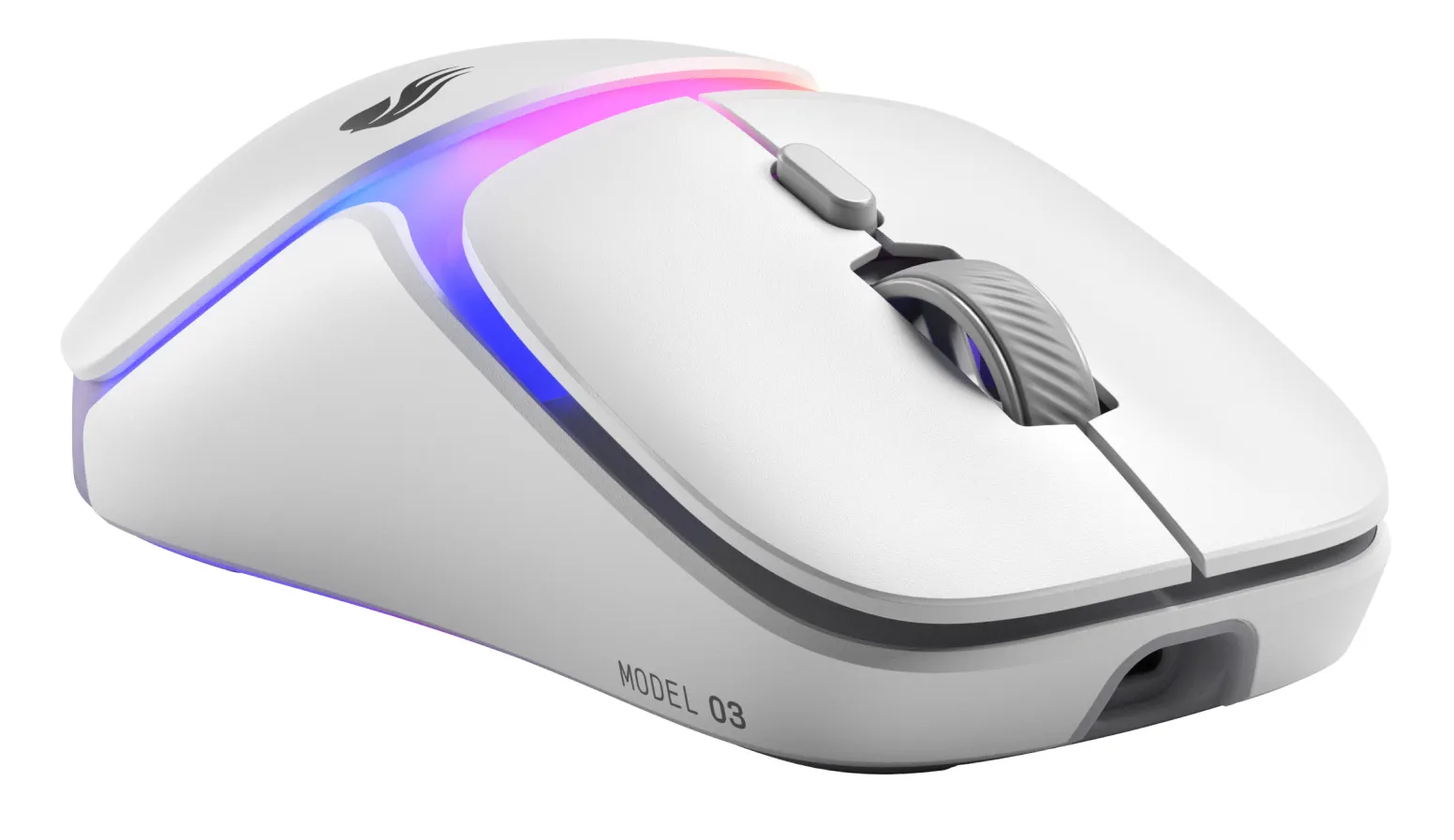 Glorious Model O3 Wireless Gaming Mouse, White