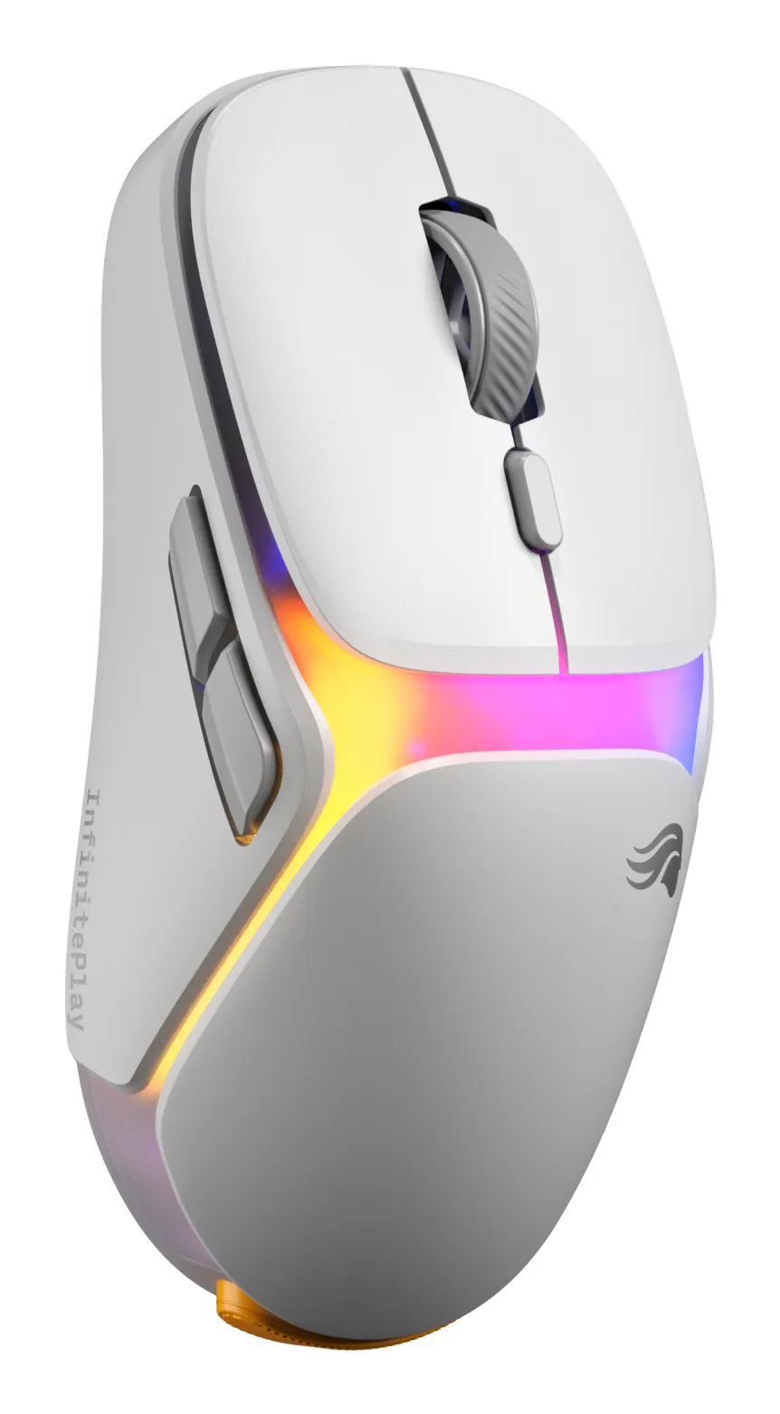 Glorious Model O3 Wireless Gaming Mouse, White