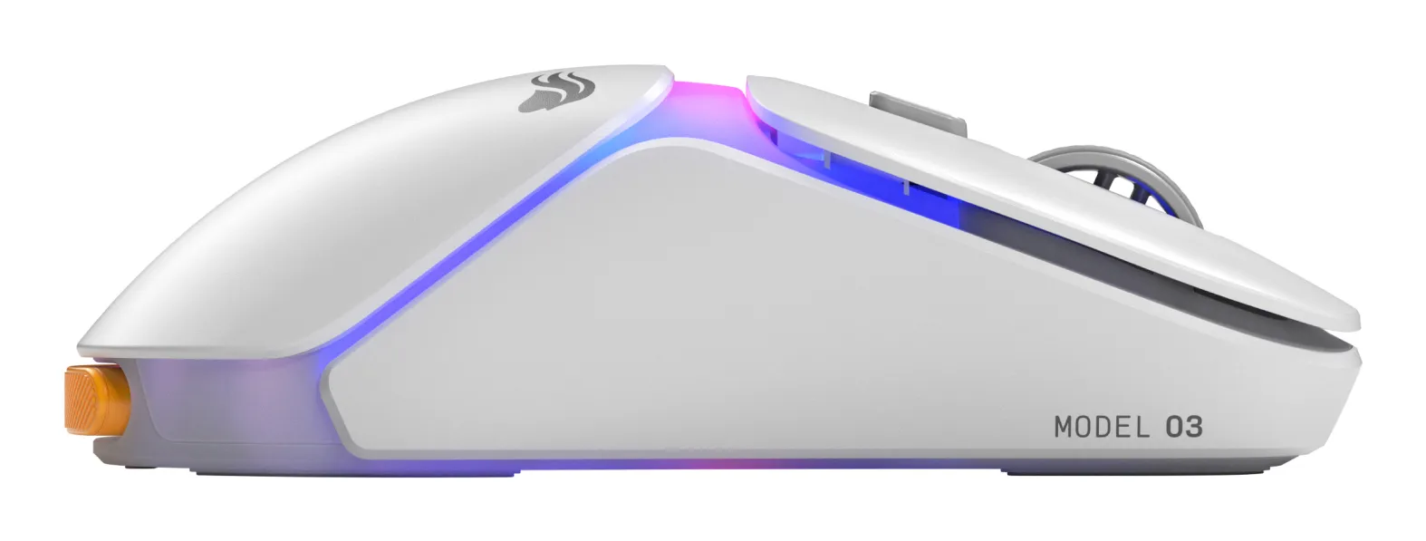 Glorious Model O3 Wireless Gaming Mouse, White