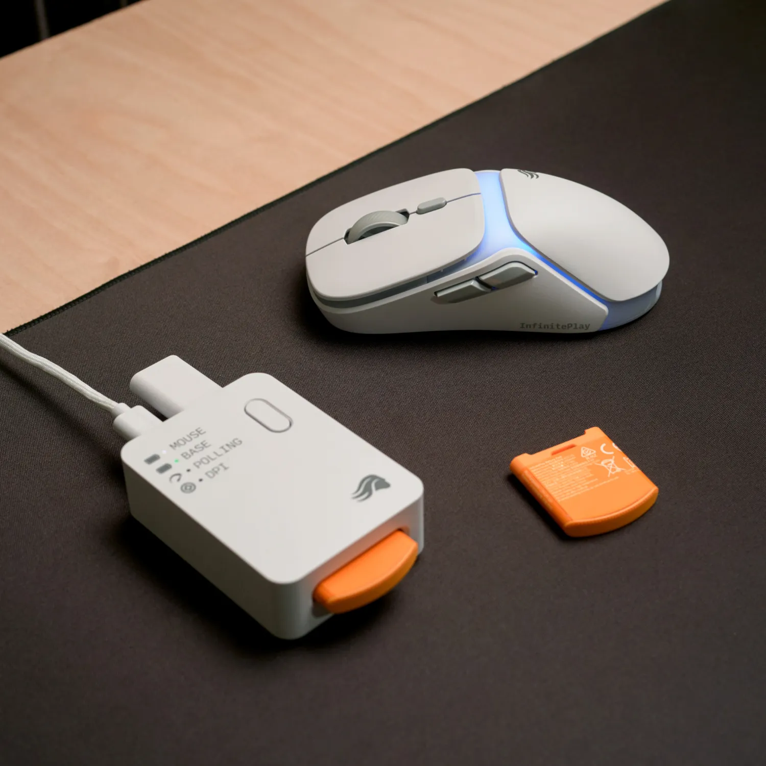 Glorious Model O3 Wireless Gaming Mouse, White