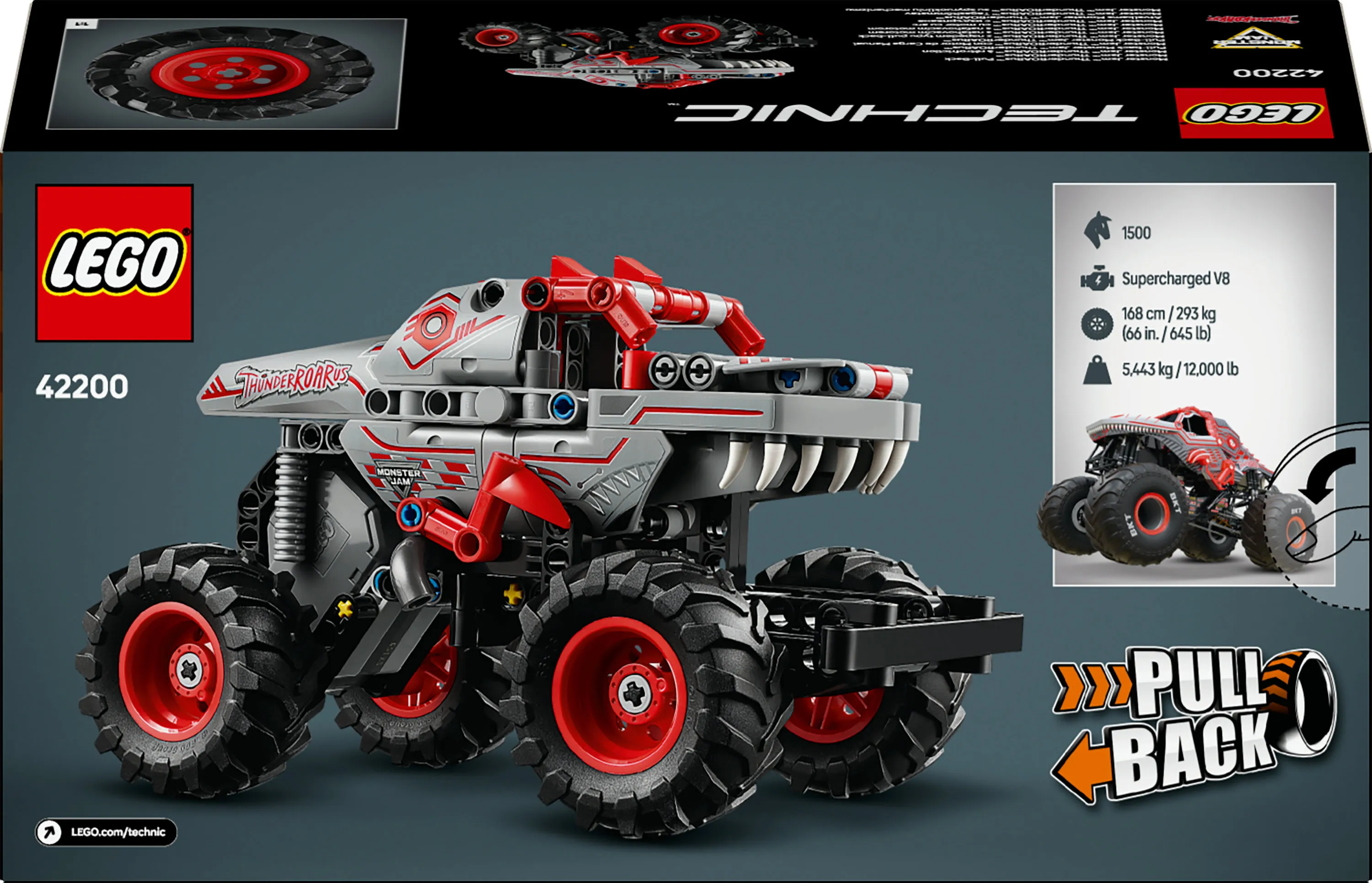 LEGO Technic Monster Jam ThunderROARus 42200