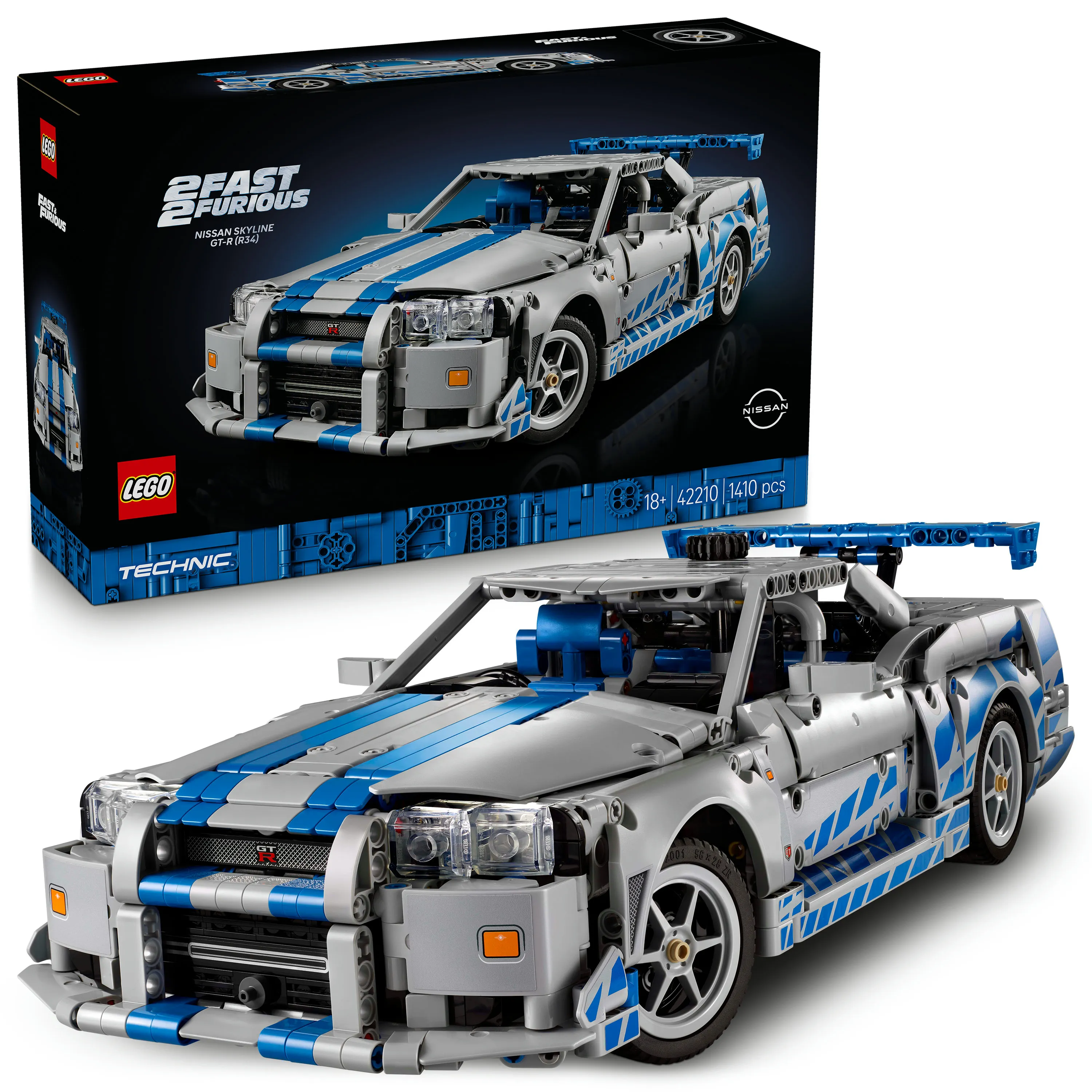 LEGO Technic 2 Fast 2 Furious Nissan Skyline GT-R (R34) 42210 LEGO Technic 2 Fast 2 Furious Nissan Skyline GT-R (R34) 42210