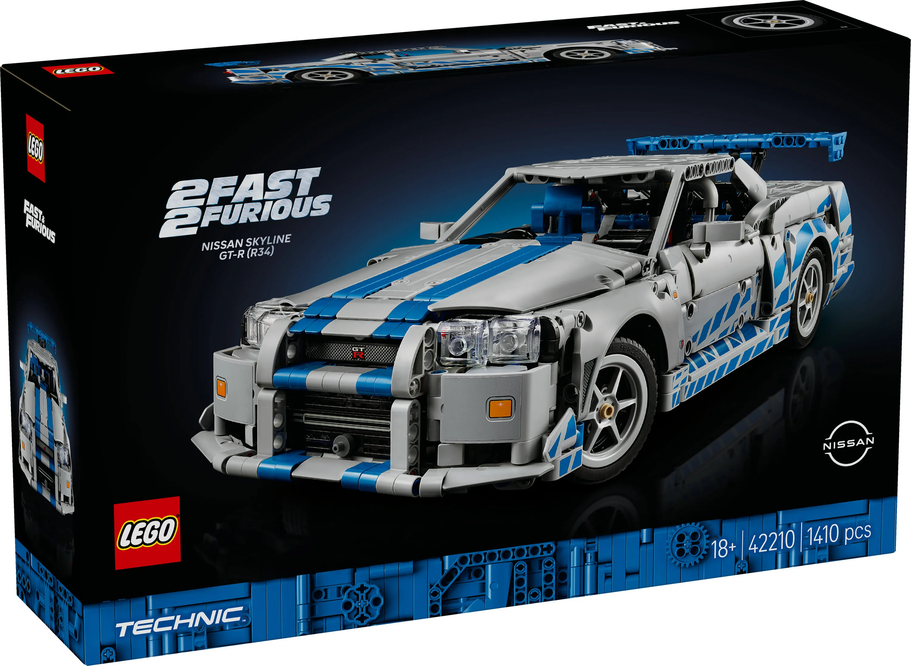 LEGO Technic 2 Fast 2 Furious Nissan Skyline GT-R (R34) 42210 LEGO Technic 2 Fast 2 Furious Nissan Skyline GT-R (R34) 42210