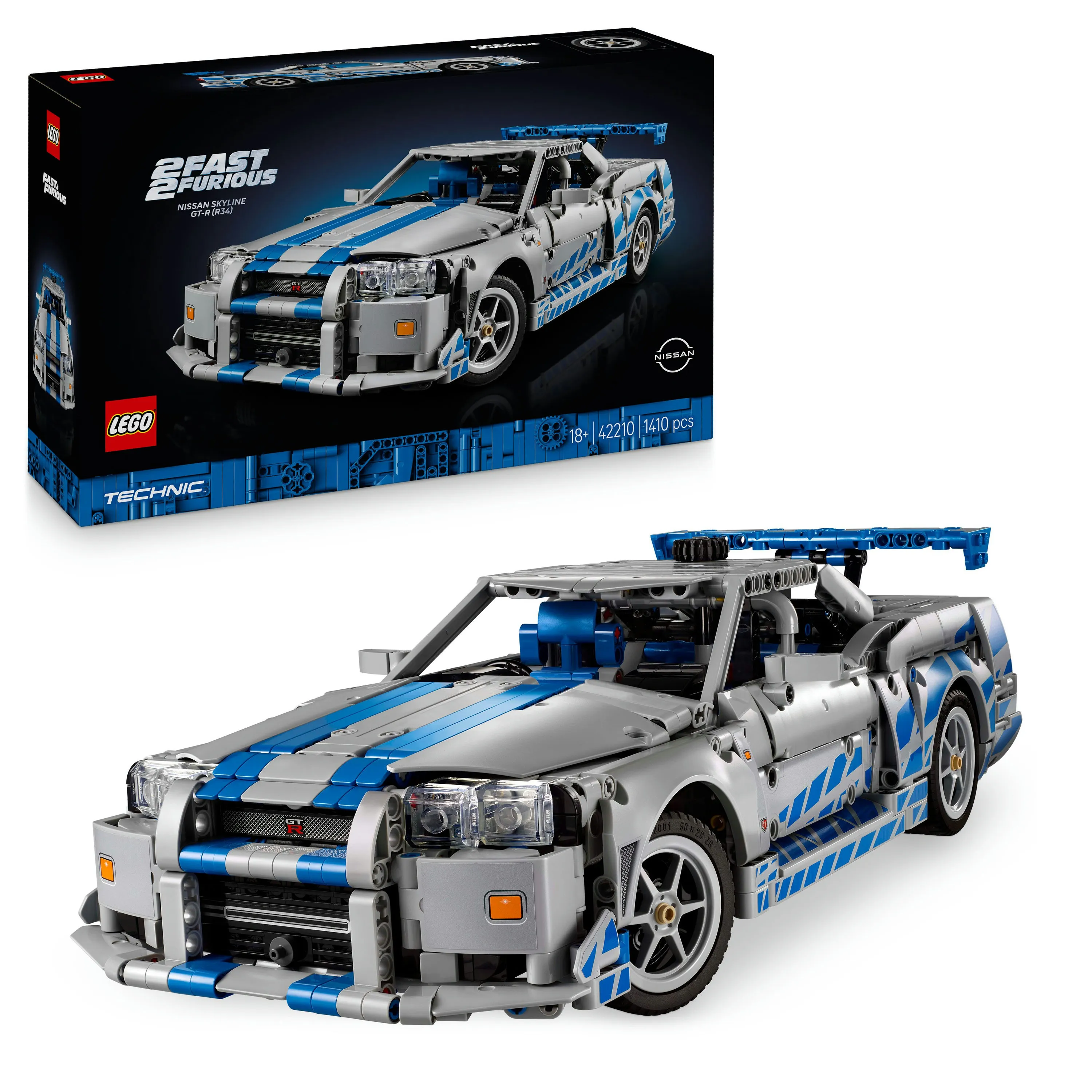LEGO Technic 2 Fast 2 Furious Nissan Skyline GT-R (R34) 42210 LEGO Technic 2 Fast 2 Furious Nissan Skyline GT-R (R34) 42210