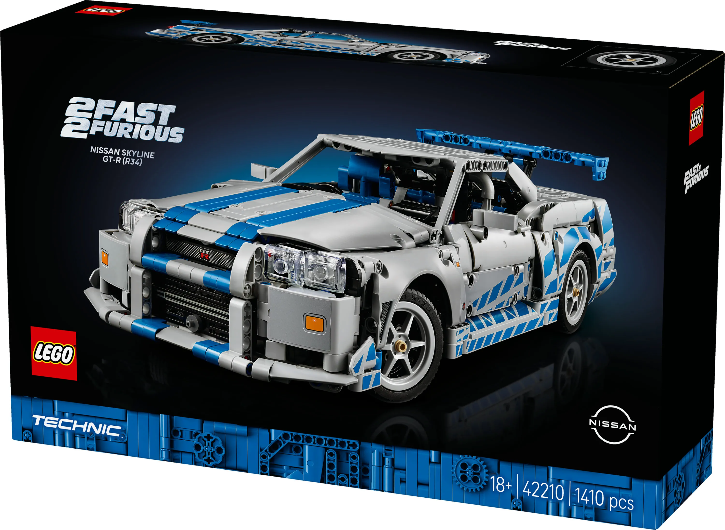 LEGO Technic 2 Fast 2 Furious Nissan Skyline GT-R (R34) 42210 LEGO Technic 2 Fast 2 Furious Nissan Skyline GT-R (R34) 42210