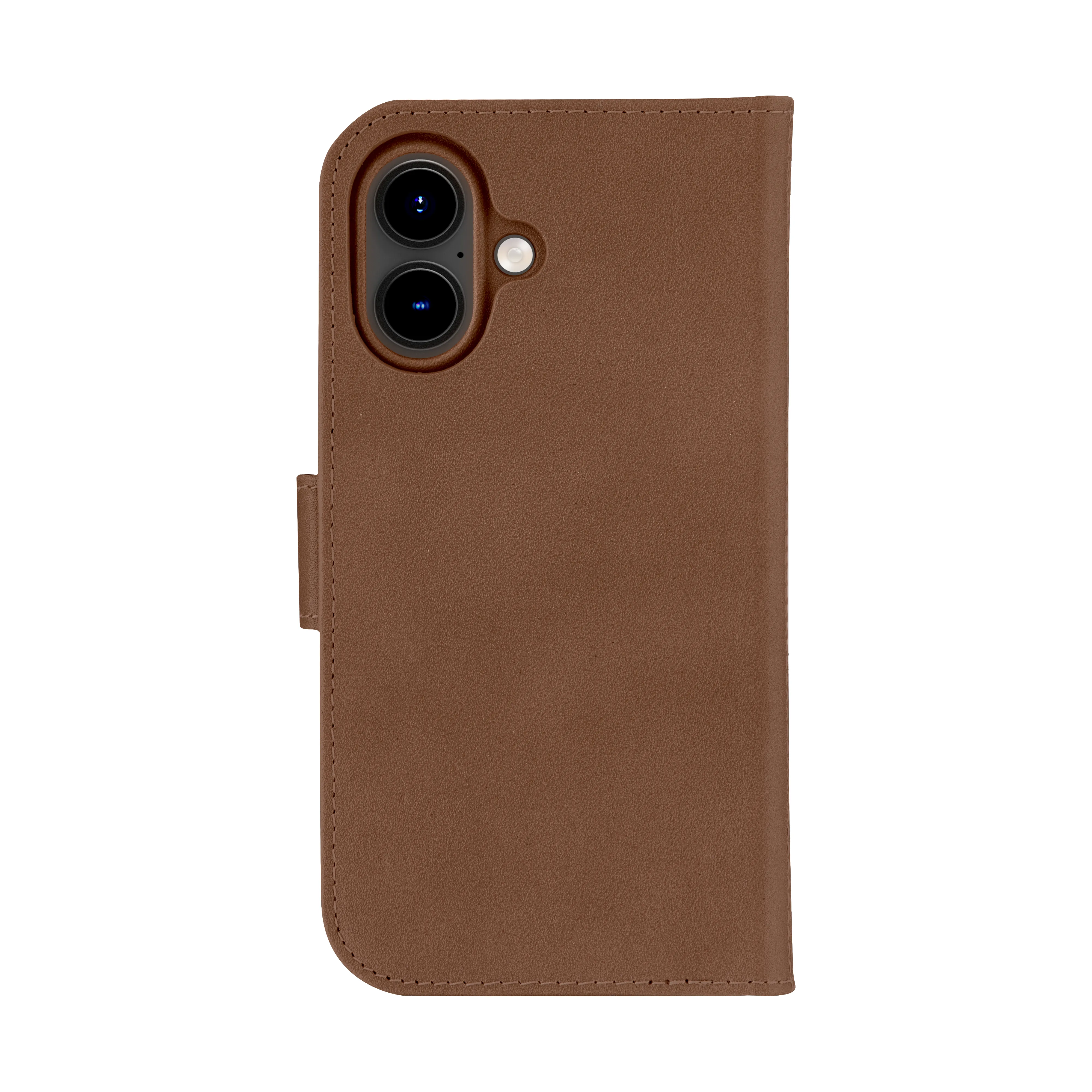 Dbramante1928 Lynge, iPhone 16 - Folio Case, Dark Tan