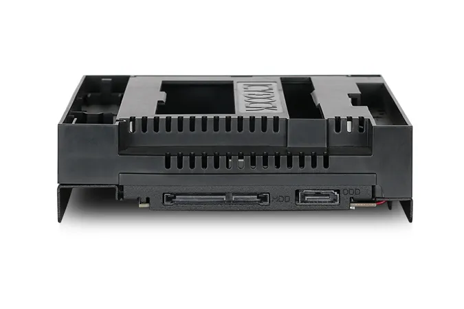 ICY DOCK DuoSwap Trägerloser 3,5 SATA HDD Wechselrahmen mit Ultra-Slim 9,5mm O