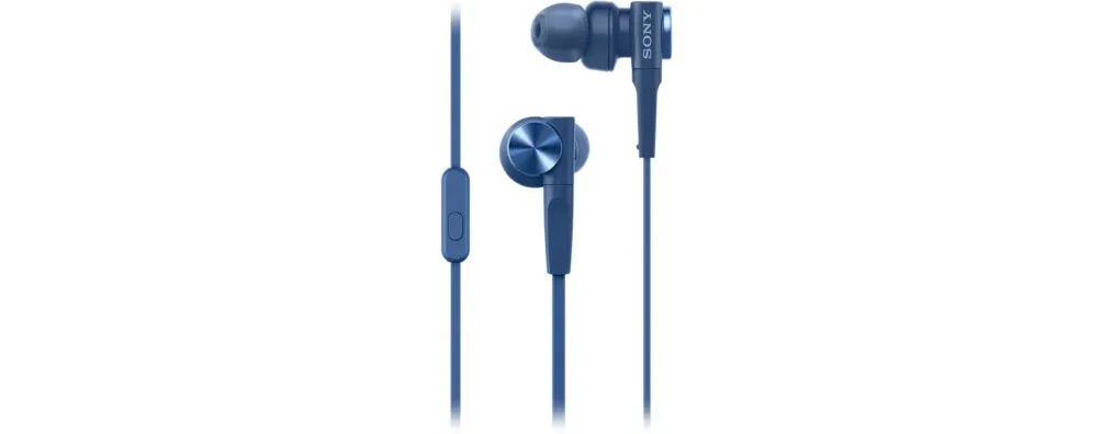 Sony MDR-XB55AP In-ear Headphones, Blue