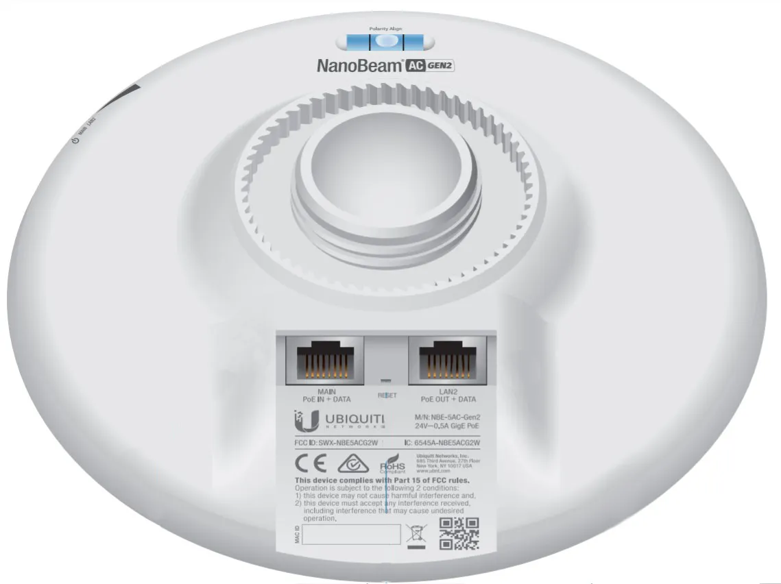 Ubiquiti 5GHz airMAX AC NanoBeam