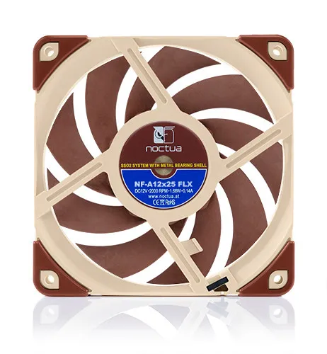 Noctua NF-A12x25 FLX Premium, 120mm - chassi fläkt