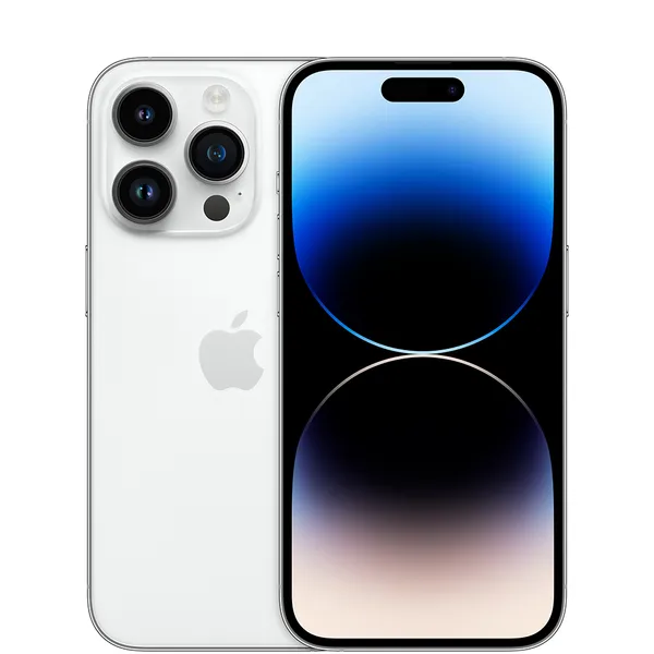 Kunnostettu iPhone 14 Pro 128 Gt -puhelin, Hopea (Erinomainen kunto)