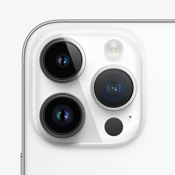 Kunnostettu iPhone 14 Pro 128 Gt -puhelin, Hopea (Erinomainen kunto)