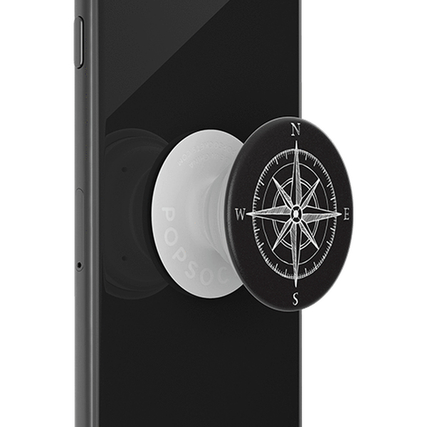 POPSOCKETS Compass Avtagbart Grip med St&auml;llfunktion