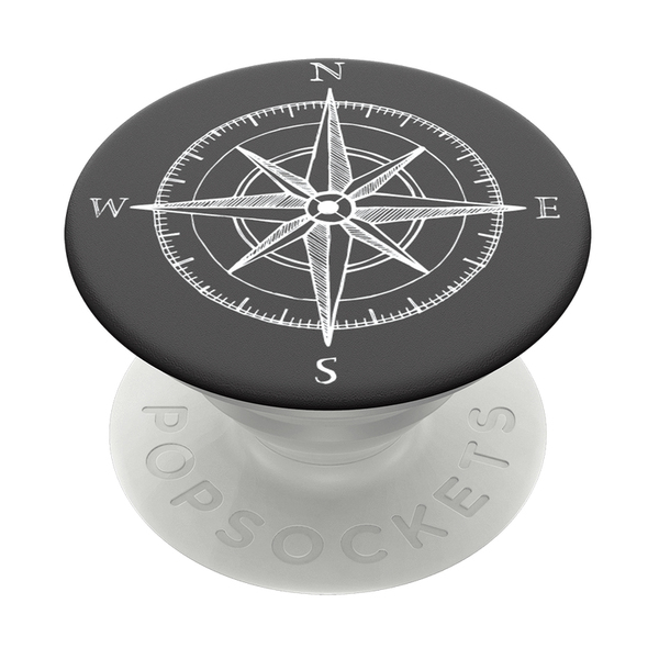 POPSOCKETS Compass Avtagbart Grip med St&auml;llfunktion