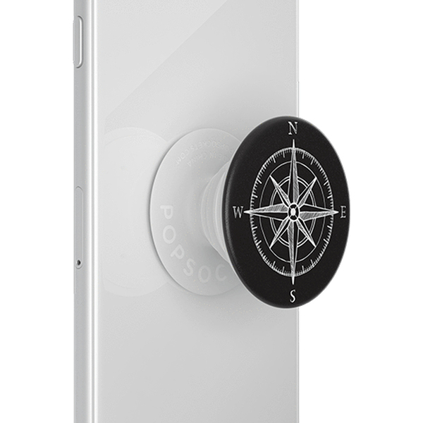POPSOCKETS Compass Avtagbart Grip med St&auml;llfunktion