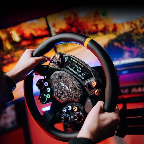 MOZA Racing CS Pro 325 mm Sim-racerratt - Svart - PC