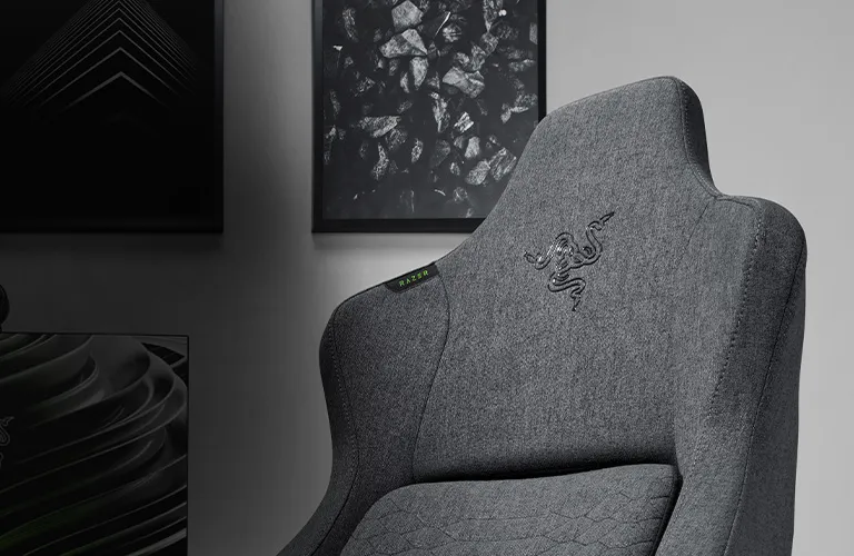 Razer Iskur XL Dark Gray Fabric - spelstol, mörkgrå
