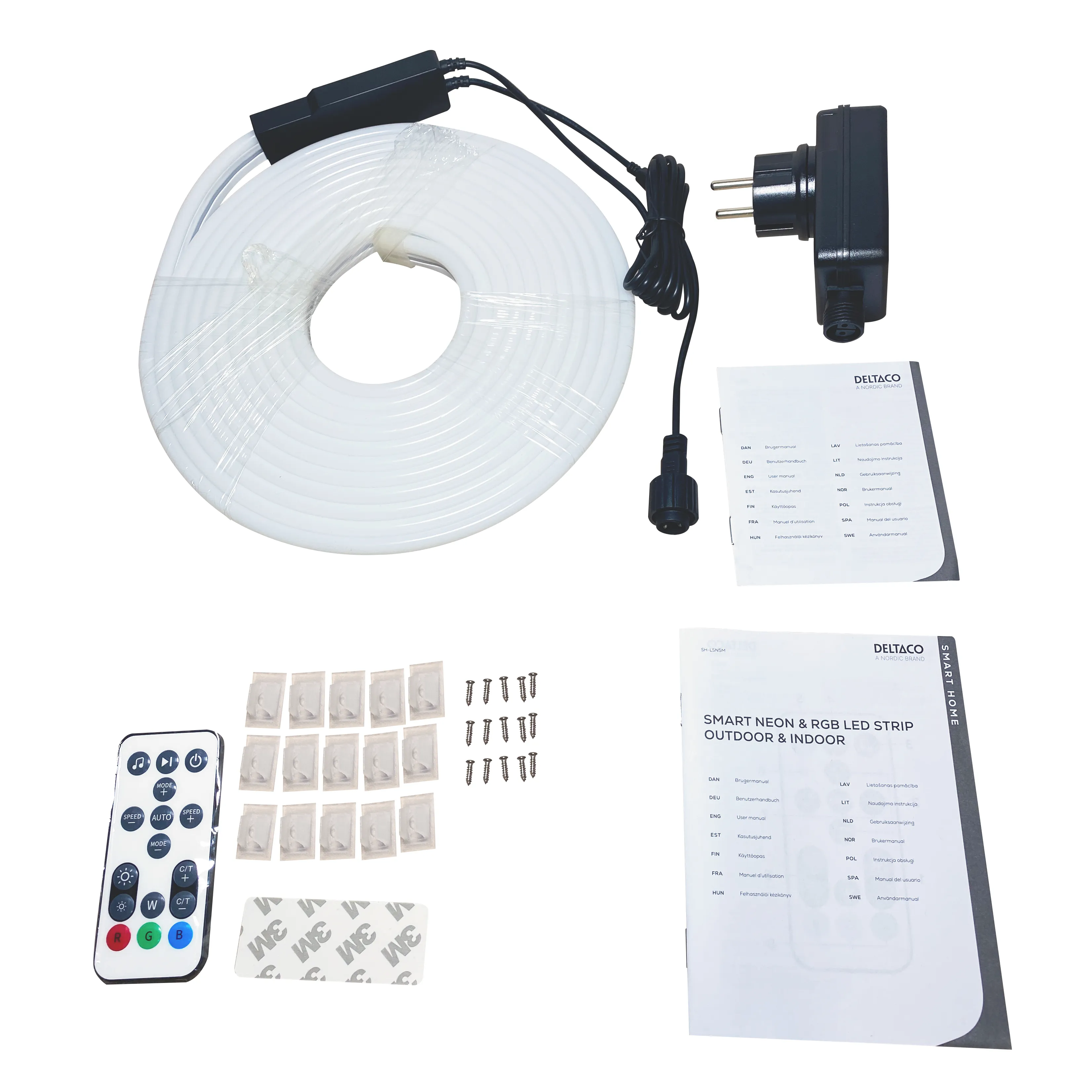 Deltaco Smart Home Neon RGB - LED-strip, 5m