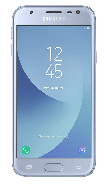 Samsung Galaxy J3 (2017) 16 Gt, DUAL SIM -mobiltelefon, silver