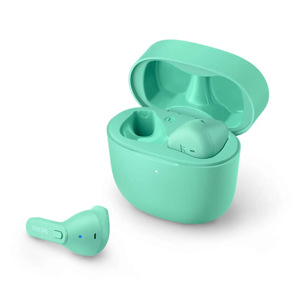 Philips T2236 TWS - wireless in-ear headphones, Turquoise