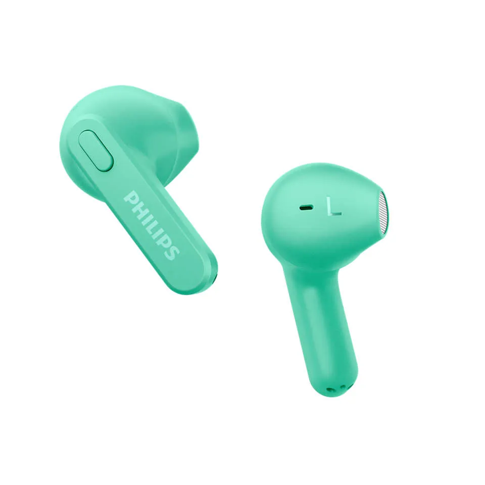Philips T2236 TWS -langattomat nappikuulokkeet, Turkoosi