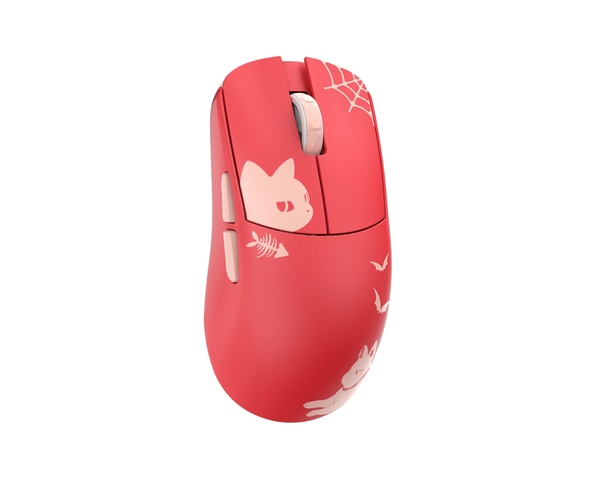 WLMouse Ying Red Cat Wireless Gaming Mouse, Red