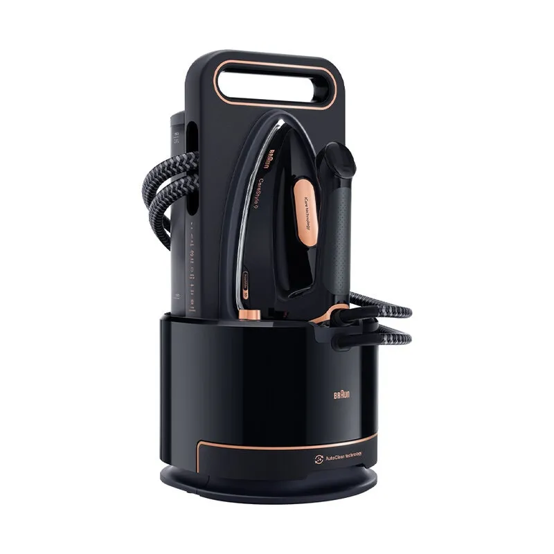 Braun CareStyle 9 IS 9090 BK &aring;ngstation, 2700 W, 9 bar, 2 l, svart/koppar