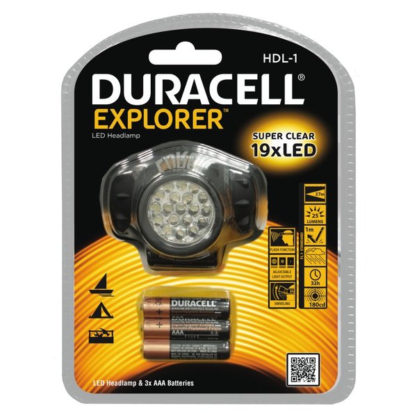 DURACELL HDL-1 EXPLORER LED-OTSALAMPPU