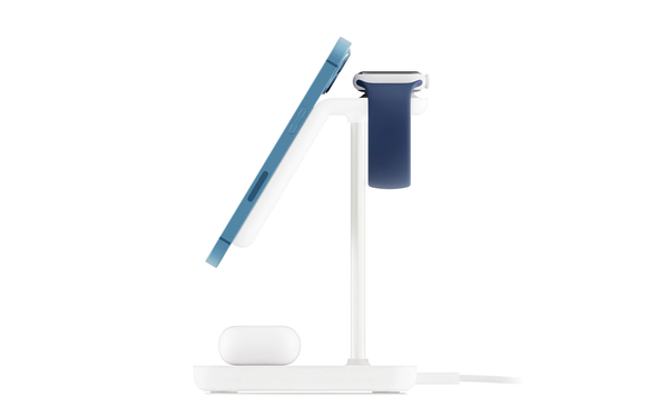 Twelve South HiRise Three - tr&aring;dl&ouml;s laddning med MagSafe f&ouml;r dina Apple produkter