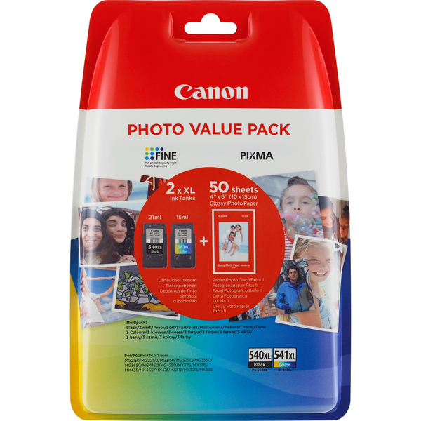 PG-540XL value pack &amp; 10x15 GP 501 (50)