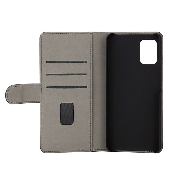 GEAR Wallet, Galaxy A51 5G -lompakkokotelo, Musta