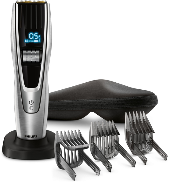 PHILIPS 41mm full metal guard  titanium coated blades  corded and cordless with Li-Ion battery and auto turbo