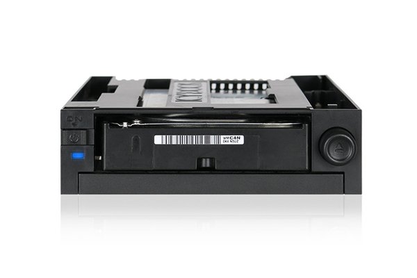 ICY DOCK DuoSwap Tr&auml;gerloser 3,5 SATA HDD Wechselrahmen mit Ultra-Slim 9,5mm O