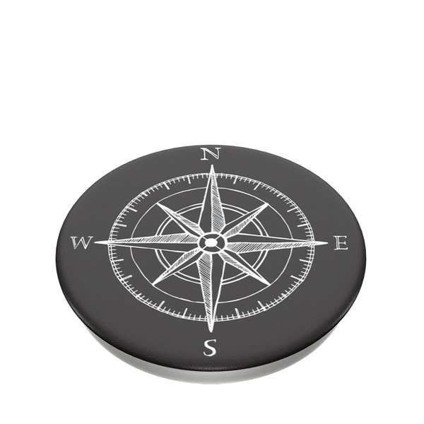 POPSOCKETS Compass Avtagbart Grip med St&auml;llfunktion