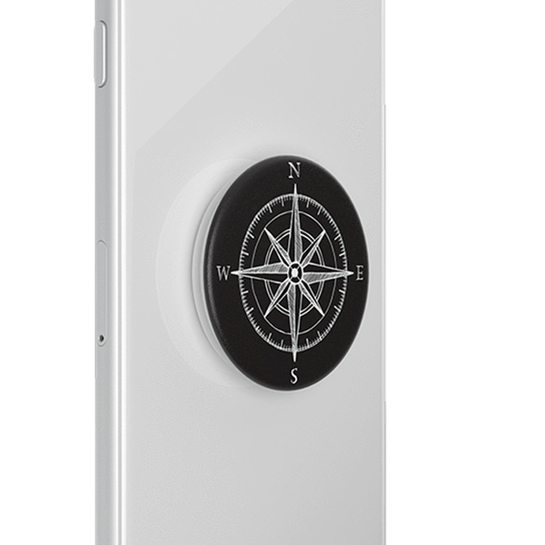 POPSOCKETS Compass Avtagbart Grip med St&auml;llfunktion