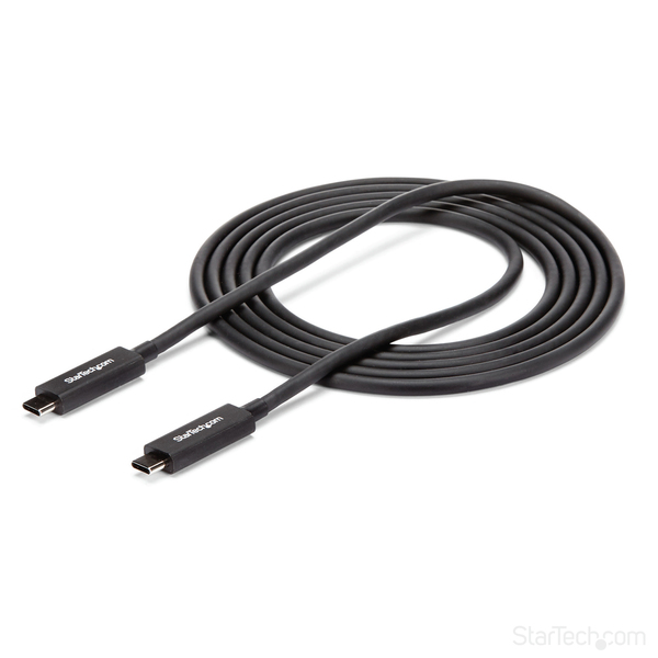 Startech Thunderbolt 3 - cable, 40 Gbit/s, 2 m, Black